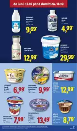 Catalog Lidl săptămâna 42 Pagină 17: Zott jogobella iaurt cu fructe €7,99, Philadelphia cremă de brânză cu milka €13,49
