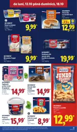 Catalog Lidl săptămâna 42 Pagină 31: Mcennedy pufuleți cu arahide €12,99, Mcennedy inele de ceapă în panadă €8,99