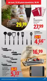 Catalog Lidl săptămâna 42 Pagină 35: Silvercrest ustensile bucătărie €4,66, Silvercrest cuțit de bucătărie €5,33