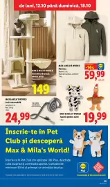 Catalog Lidl săptămâna 42 Pagină 39: Max & Mila's World Jucărie pentru câini €19,99, Max & Mila's World Hanorac €59,99