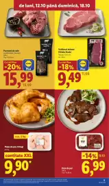 Catalog Lidl săptămâna 42 Pagină 5: Pulpe de pui, întregi €9,90, Ficat de pui €6,99