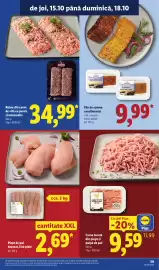 Catalog Lidl săptămâna 42 Pagină 59: Lidl carne tocată din piept și pulpe de pui €9,59, Piept de pui €2,69