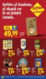 Catalog Lidl săptămâna 42 Pagină 64: Combino Penne din griș de grâu dur €2,89, Nixe salată cu ton €8,49