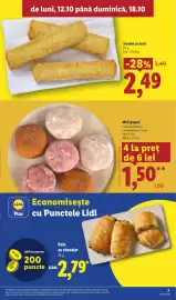 Catalog Lidl săptămâna 42 Pagină 7: Mini gogoși €1,50, Strudel cu iaurt €2,49