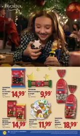 Catalog Lidl săptămâna 42 Pagină 72: Favorina bănuți de ciocolată €11,99, Favorina biluțe de ciocolată cu lapte €14,99