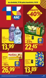 Catalog Lidl săptămâna 42 Pagină 87: Pepsi twist €13,89, Silan balsam de rufe €13,99