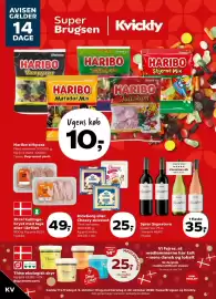 Kvickly tilbudsavis Side 1: Klovborg eller Cheasy skiveost €25,00, Spier Signature €35,00