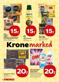 Kvickly tilbudsavis Side 4: Omo vaskemiddel eller Bamseline skyllemiddel €20,00