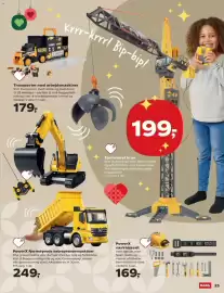 Kvickly tilbudsavis Side 25: PowerX fjernstyrede entreprenørmaskiner €249,00, PowerX værktøjssæt €169,00