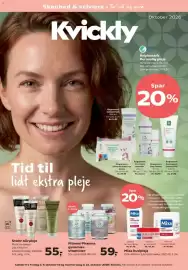 Kvickly tilbudsavis Side 1: Fitness Pharma gummies vitaminer €59,00, Stuhr hårpleje €55,00