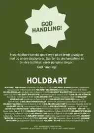 Holdbart kundeavis Side 7: GOD HANDLING! Hos Holdbart kan du spare mye på et bredt utvalg av mat og andre dagligvarer