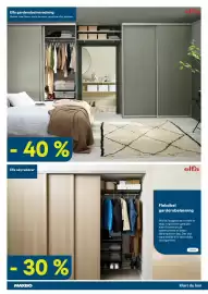 Maxbo kundeavis Side 14: Elfa skyvedører, Elfa garderobeinnredning