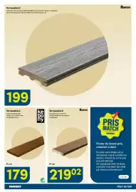 Maxbo kundeavis Side 20: Fiberon Terrassebord Good life r12 kompositt €219,02, Kebony Terrassebord €179,00