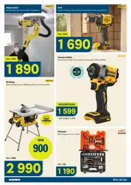 Maxbo kundeavis Side 22: Bahco Pipesett 1/2+1/4" 91 s910 €1.190,00, Stanley Slipemaskin fatmax 750w sfmee500s-qs €1.890,00