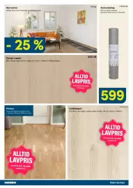 Maxbo kundeavis Side 3: Harmoni gulvunderlag €599,00, Gulvvarme
