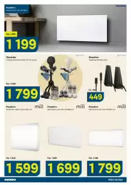 Maxbo kundeavis Side 7: Hedgehog Skotørker buddy 4x4 hvit og sort €1.799,00, Adax Panelovn neo wifi 1000w €1.199,00