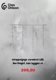Clas Ohlson kundeavis Side 4: Northlight istappslynge varmhvit led €299,90