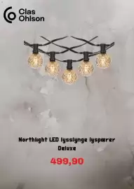 Clas Ohlson kundeavis Side 6: Clas Ohlson Northlight LED lysslynge lyspærer Deluxe €499,90