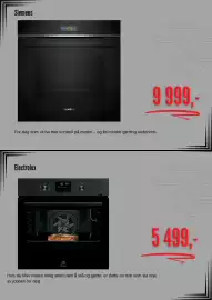 Skousen kundeavis Side 3: Electrolux ovn €5.499,00, Siemens ovn €9.999,00