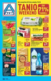 ALDI gazetka Strona 1: Pomidory malinowe €7,99, Banany €3,49