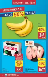 ALDI gazetka Strona 2: Banany €3,49, Masło ekstra Łaciate €3,99