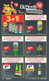 Netto gazetka Strona 18: Piwo Łomża €2,69, Piwo Zlatý Český €3,99
