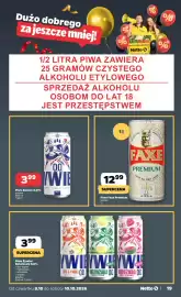Netto gazetka Strona 19: Piwo Faxe Premium €12,99, Piwo Żywiec Botanicals 0,0% €3,99