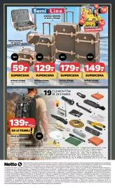 Netto gazetka tydzień 41 Strona 7: łatwy montaż na rączce walizki Semi Line stylowe akcenty w stylu vintage 17 Zokazji