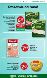 Żabka gazetka Strona 14: Pasztet Podlaski €2,20, Szynka Wędzarza Olewnik €7,99