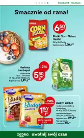 Żabka gazetka Strona 16: Płatki Corn Flakes Nestlé €6,50, Budyń śmietankowy Gellwe €1,50