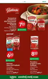 Żabka gazetka Strona 19: Pomidory krojone w soku Pudliszki €8,50, Ketchup Heinz €6,50