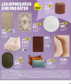 Catalogue BUT page 11: Tapis Vania €87,99, Tapis Micro €34,99
