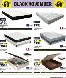Catalogue BUT page 23: Dreaméa Matelas Alpha 3 €279,99, Dreaméa Matelas Mira €299,99