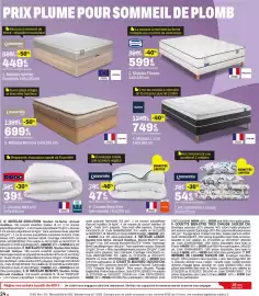 Catalogue BUT page 24: Dreaméa Couette Bien-Être €47,99, Dreaméa Matelas hybride Evolution €449,99