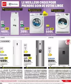 Catalogue BUT page 28: Electrolux Sèche-linge hublot €599,99, Electrolux Lave-linge hublot €399,99