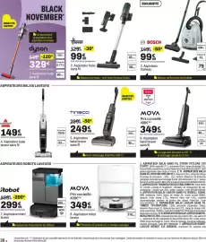 Catalogue BUT page 30: BOSCH Aspirateur traîneau €99,99, Tineco Aspirateur balai laveur sans fil €249,99