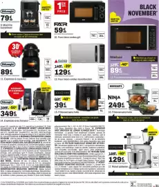 Catalogue BUT page 31: SEB Four micro-ondes monofonction €129,99, FAR Four micro-ondes gril €59,99