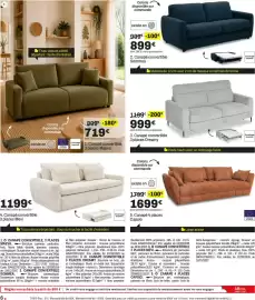 Catalogue BUT page 6: Sommea Canapé convertible €899,00, Dreamy Canapé convertible 3 places €999,00