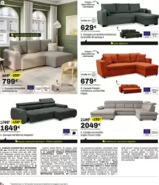 Catalogue BUT page 8: Augustin Canapé méridienne €1.649,00, Broadway II Canapé convertible méridienne réversible €629,00