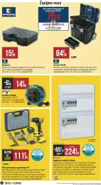 Catalogue Bricorama page 8: Gefom Enrouleur ménager €14,90, STANLEY Perceuse-visseuse à percussion 18 V €111,90