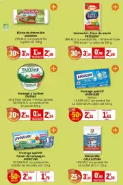 Catalogue Coccinelle Supermarché page 13: PRÉSIDENT Emmental Cœur de meule €2,20, SOIGNON Bûche de chèvre Bio €2,29