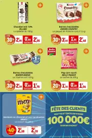 Catalogue Coccinelle Supermarché page 24: VILLARS Chocolat noir 72% €2,05, Belle France Popcorn €1,04