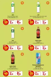 Catalogue Coccinelle Supermarché page 35: Coca-Cola Original €1,20, Coca-Cola Zéro sucres €0,96