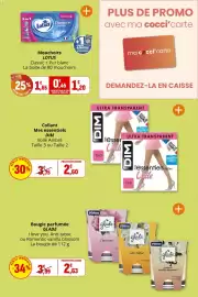 Catalogue Coccinelle Supermarché page 49: LOTUS Mouchoirs Classic + Pur blanc €1,20