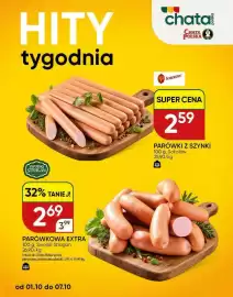 Chata Polska gazetka Strona 21: Parówkowa Extra €2,69, Parówki z szynki Sokołów €2,59