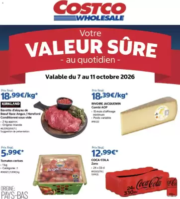 Costco (valable jusqu'au 11-10)