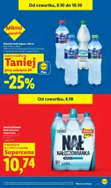Lidl gazetka Strona 19: Woda mineralna niegazowana Nałęczowianka €10,74