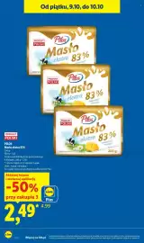 Lidl gazetka Strona 4: Masto ekstra 83% Pilos €2,49