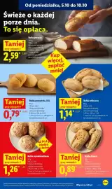 Lidl gazetka Strona 49: Bułka wysokobiałkowa €1,26, Bułka fitness €0,89
