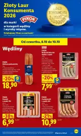 Lidl gazetka Strona 55: Parówki z szynki, XXL €6,99, Kiełbasa podwawelska Pikok €18,90